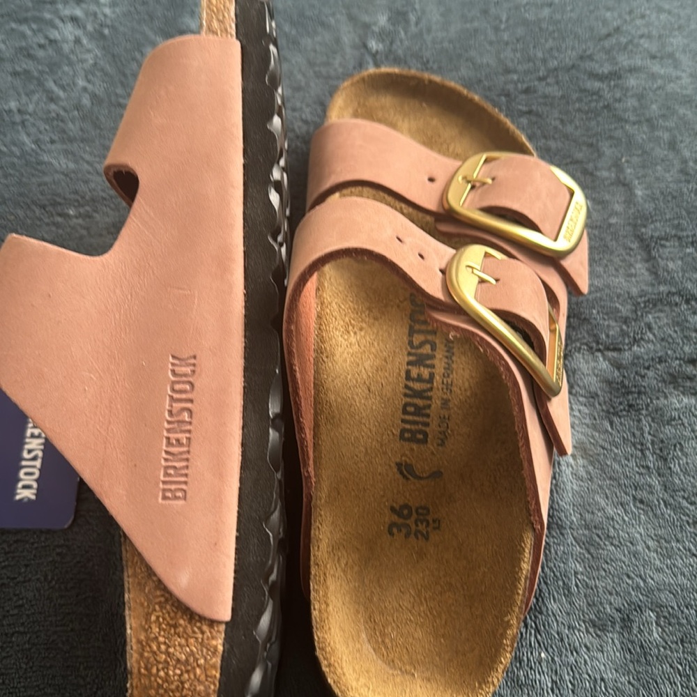 Womens Birkenstock Arizona Big Buckle Slide - Picture 4 of 5